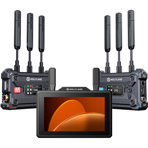 Hollyland Pyro 5 wireless video transmission and monitoring kit with transmitter and receiver