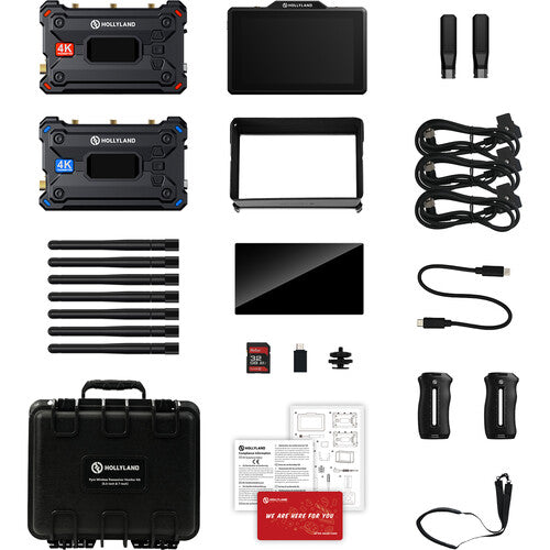 Hollyland Pyro 5 wireless video transmission and monitoring kit with transmitter and receiver