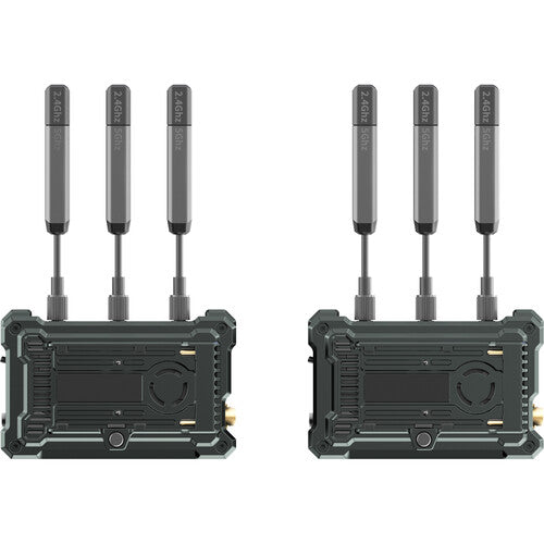 Hollyland Pyro video transmission monitoring kit with wireless transmitter and receiver for professional video monitoring