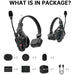 Hollyland Solidcom C1-2S full-duplex wireless DECT intercom system with two single-ear headsets