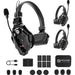 Hollyland Solidcom C1-3S full-duplex wireless DECT intercom system with three headsets for professional production communication