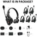 Hollyland Solidcom C1-6S full-duplex wireless DECT intercom system with six headsets