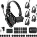 Hollyland Solidcom C1-6S full-duplex wireless DECT intercom system with six headsets