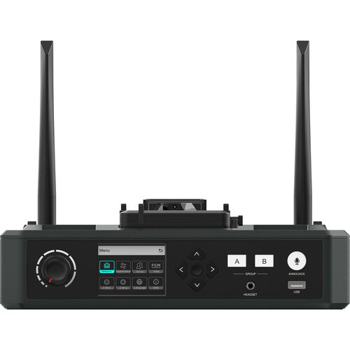 Hollyland Solidcom C1-HUB8S full-duplex wireless DECT intercom system with HUB base and nine headsets