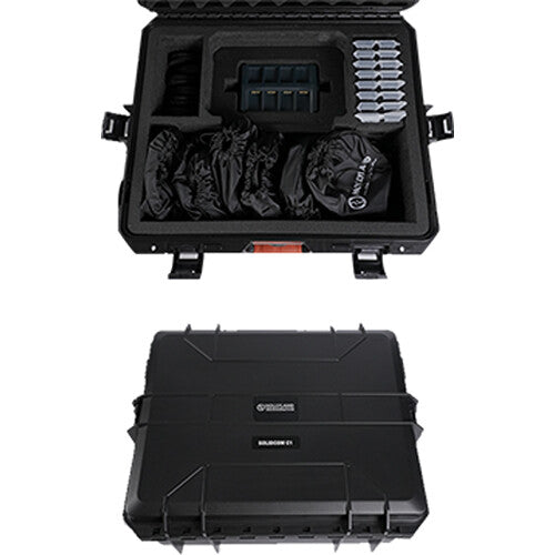 Hollyland Solidcom C1-HUB8S full-duplex wireless DECT intercom system with HUB base and nine headsets
