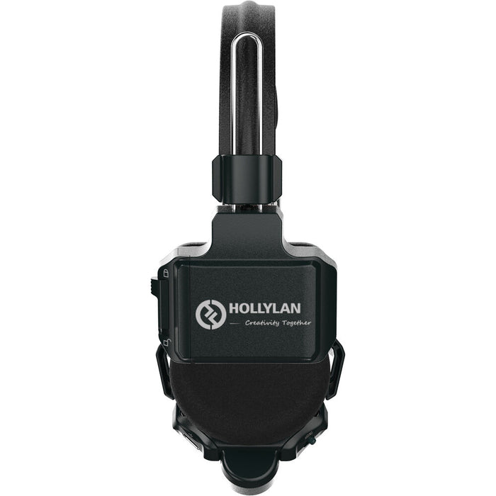 Hollyland Solidcom C1 Pro-2S full-duplex wireless intercom system with two ENC headsets operating on 1.9 GHz