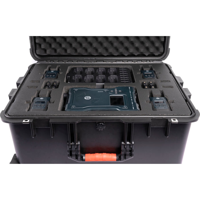 Hollyland Solidcom M1 full-duplex wireless intercom system with 4 beltpacks for professional production teams