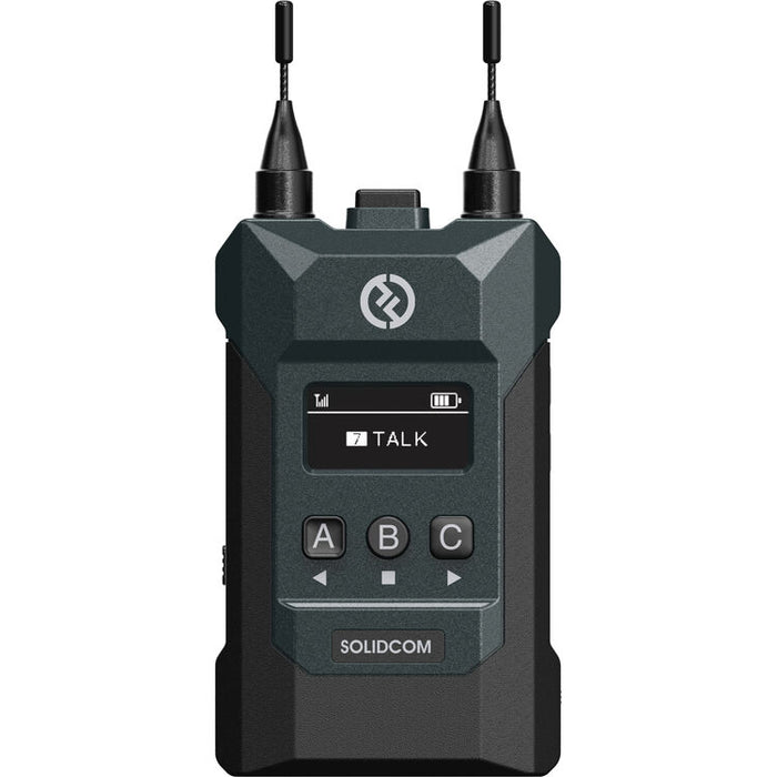 Hollyland Solidcom M1 full-duplex wireless intercom system with 8 beltpacks for professional production communication
