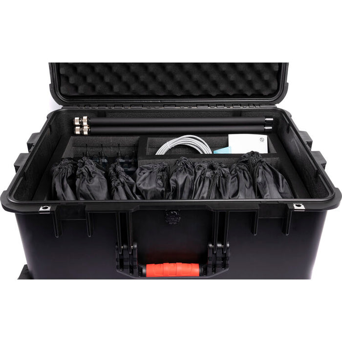 Hollyland Solidcom M1 full-duplex wireless intercom system with 8 beltpacks for professional production communication