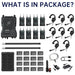 Hollyland Solidcom M1 full-duplex wireless intercom system with 8 beltpacks for professional production communication