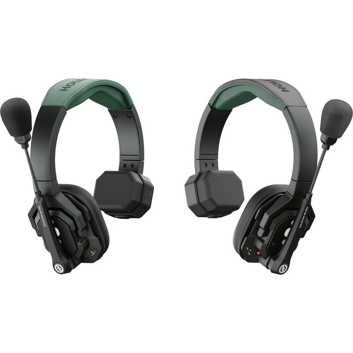 Hollyland Solidcom SE Pro 2S 1.9 GHz 2-person full-duplex single-ear wireless intercom system with master and remote headsets