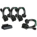 Hollyland Solidcom SE Pro 4S 1.9 GHz 4-person full-duplex single-ear wireless intercom system with master and remote headsets