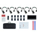 Hollyland Solidcom SE Pro 5S 1.9 GHz 5-person full-duplex single-ear wireless intercom system with master and remote headsets