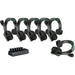 Hollyland Solidcom SE Pro 6S 1.9 GHz 6-person full-duplex single-ear wireless intercom system with master and remote headsets