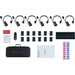Hollyland Solidcom SE Pro 6S 1.9 GHz 6-person full-duplex single-ear wireless intercom system with master and remote headsets