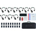 Hollyland Solidcom SE Pro 9S 1.9 GHz 9-person full-duplex single-ear wireless intercom system with master and remote headsets