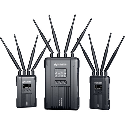 Hollyland Syscom 421S 4-transmitter wireless audio video transmission system for live production