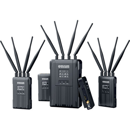 Hollyland Syscom 421S 4-transmitter wireless audio video transmission system for live production