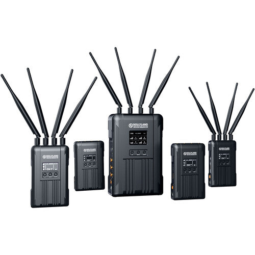 Hollyland Syscom 421S 4-transmitter wireless audio video transmission system for live production