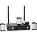 Hollyland wireless tally system with four camera-mounted tally lights for live video production