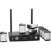 Hollyland wireless tally system with eight camera-mounted tally lights for live video production