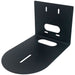 HuddleCamHD HCM-1 small black  universal wall mount bracket installed with a compact camera