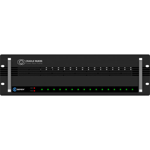Kiloview 3RU 32-channel redundant power rackmount frame designed for professional broadcast systems and high-demand video applications.