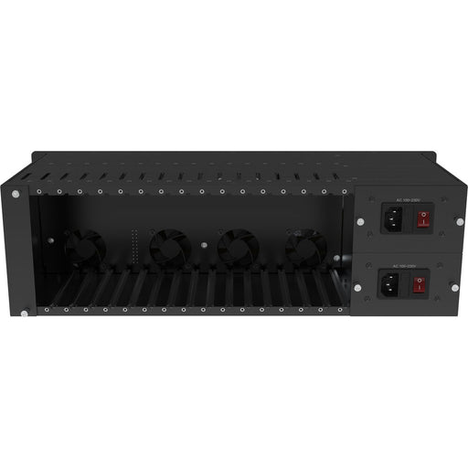Kiloview 3RU 32-channel redundant power rackmount frame designed for professional broadcast systems and high-demand video applications.