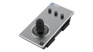 Kiloview DQ-01 PTZ deck controller with joystick, control knobs, and tally lights for live camera production control.
