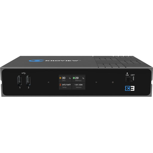 Kiloview E3 4K HDMI to NDI and NDI to HDMI video converter, ideal for professional live streaming and broadcasting applications.