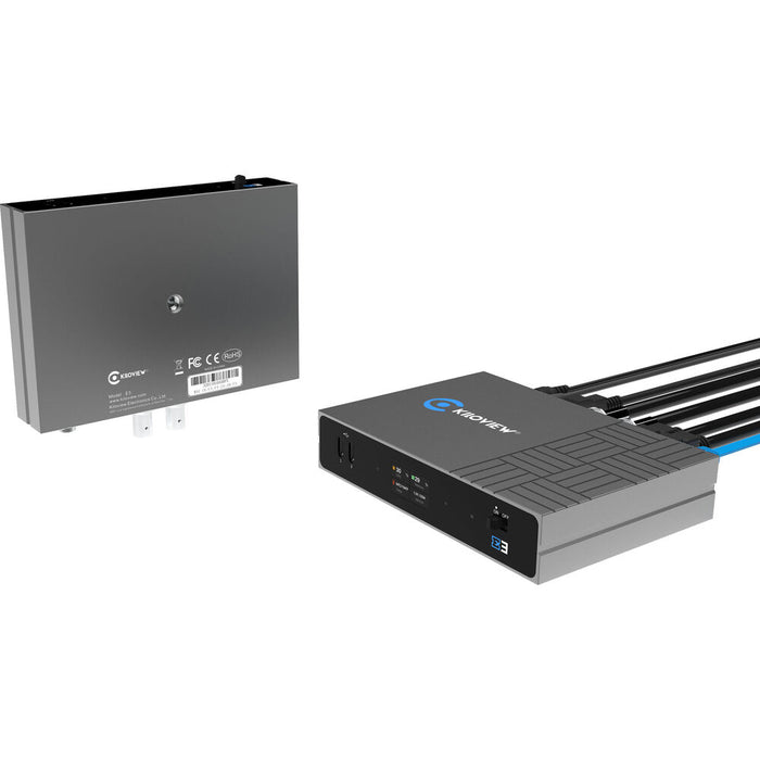 Kiloview E3 4K HDMI to NDI and NDI to HDMI video converter, ideal for professional live streaming and broadcasting applications.