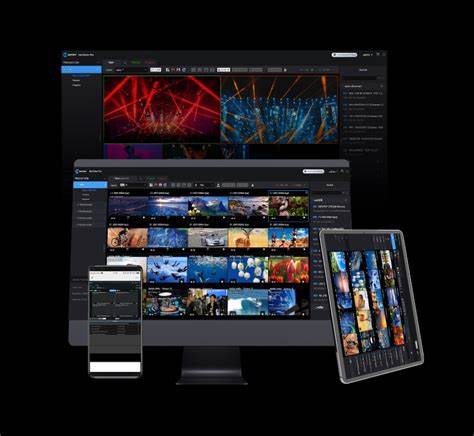 Kiloview Multiview Pro software interface displaying multiple NDI streams on a Windows system