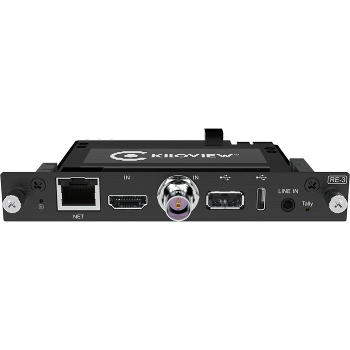 Kiloview RE-3 3G-SDI to NDI 3.0 Converter with HDMI input/output for live video streaming and broadcasting