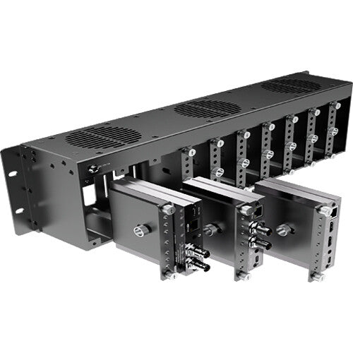 RN03 3RU Rackmount Chassis for NDI Encoders and Decoders