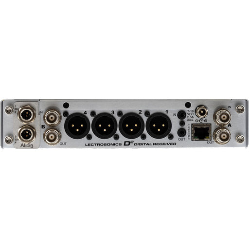 Lectrosonics DSQD/AES3 4-Channel Digital Wireless Receiver