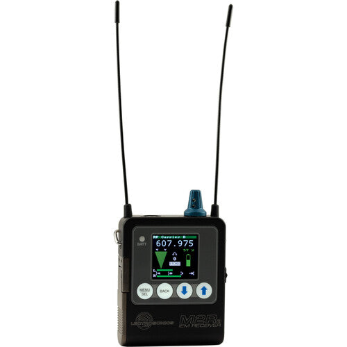 Lectrosonics M2Ra Digital IEM/IFB Receiver with OLED display and dual antenna ports