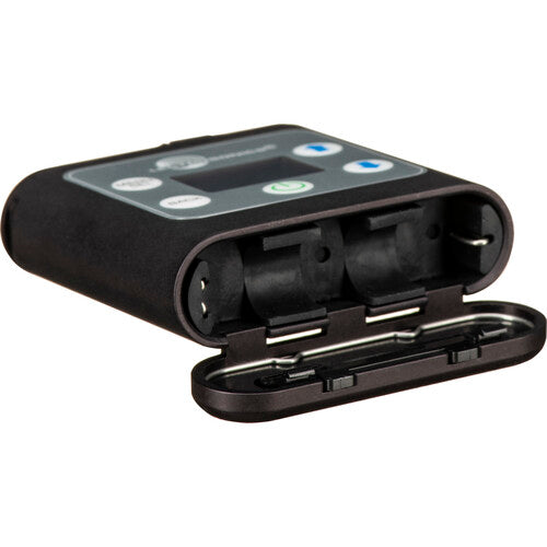 Lectrosonics MTCR miniature digital audio recorder with M152 lavalier microphone
