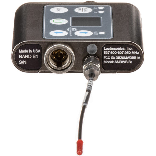 Lectrosonics SMDWB-B1 Wideband Beltpack Transmitter with 537-614 MHz frequency range