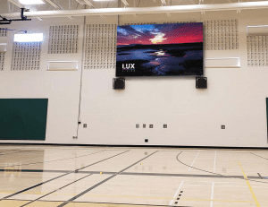 LUXVISION ECOLUX Rugged Series Indoor LED Display with high-resolution direct-view LED technology, rugged cabinet construction, and seamless commercial video wall performance.