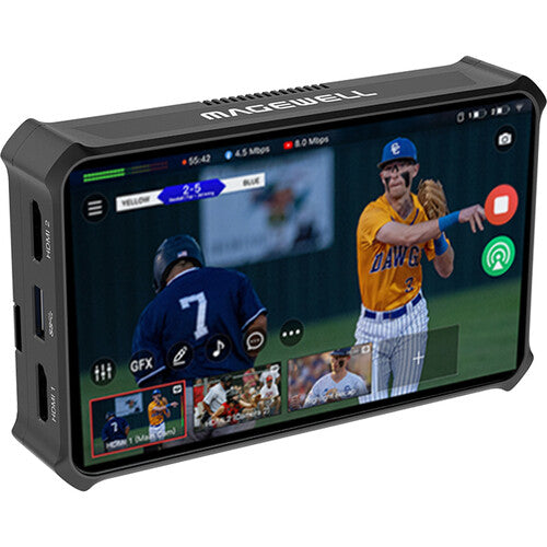 Magewell Director Mini portable live production touchscreen device with HDMI and USB inputs