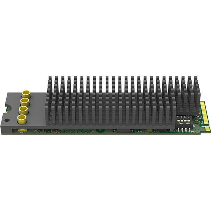 Magewell Eco Capture Quad SDI M.2 card with four SDI inputs for compact multi-channel video capture