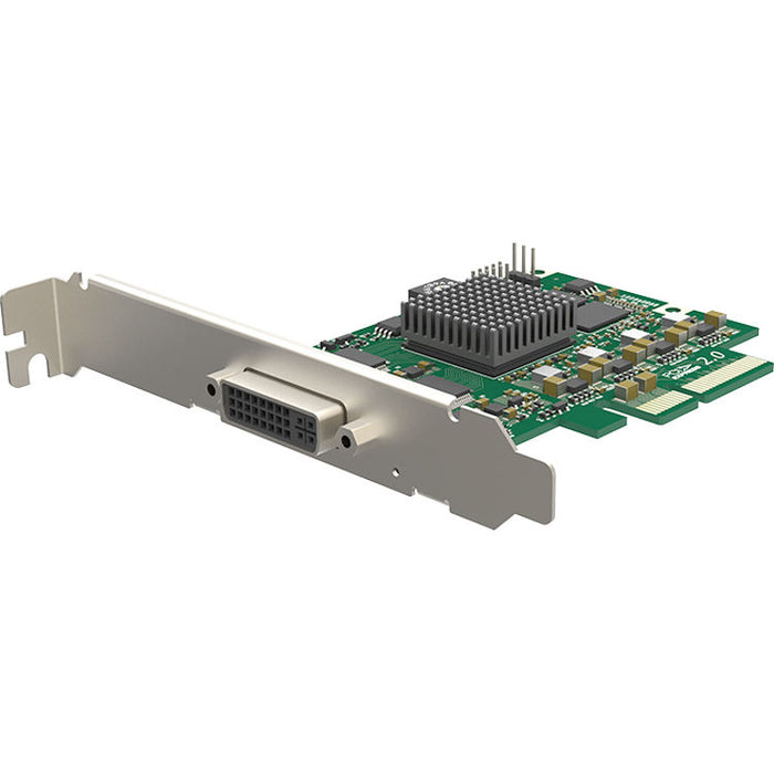 Magewell Pro Capture DVI 4K PCIe capture card with DVI HDMI VGA and analog video input support
