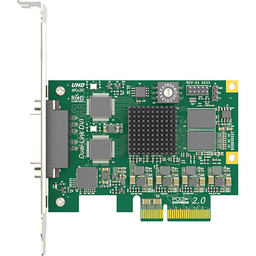 Magewell Pro Capture DVI 4K PCIe capture card with DVI HDMI VGA and analog video input support