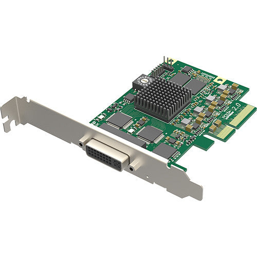 Magewell Pro Capture DVI 4K PCIe capture card with DVI HDMI VGA and analog video input support