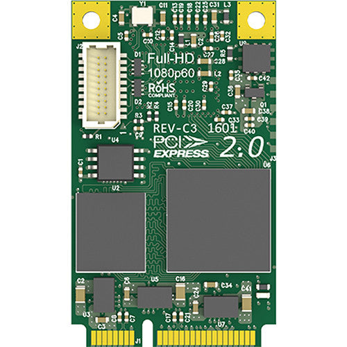 Magewell Pro Capture Mini HDMI PCIe capture card without heat sink for compact embedded systems
