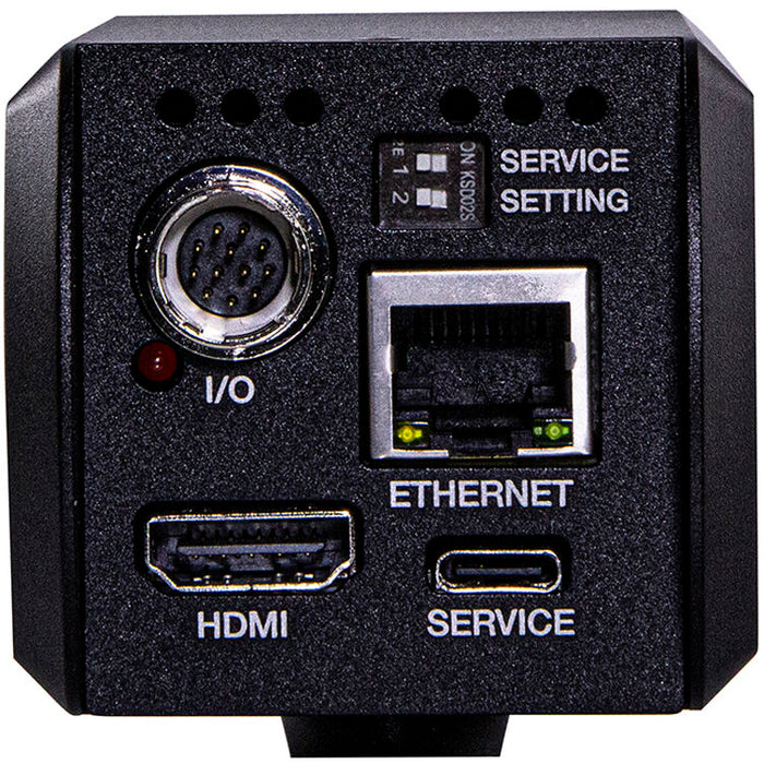 Marshall CV570 miniature HD camera with NDI|HX3, SRT streaming, and HDMI output for broadcast and AV applications