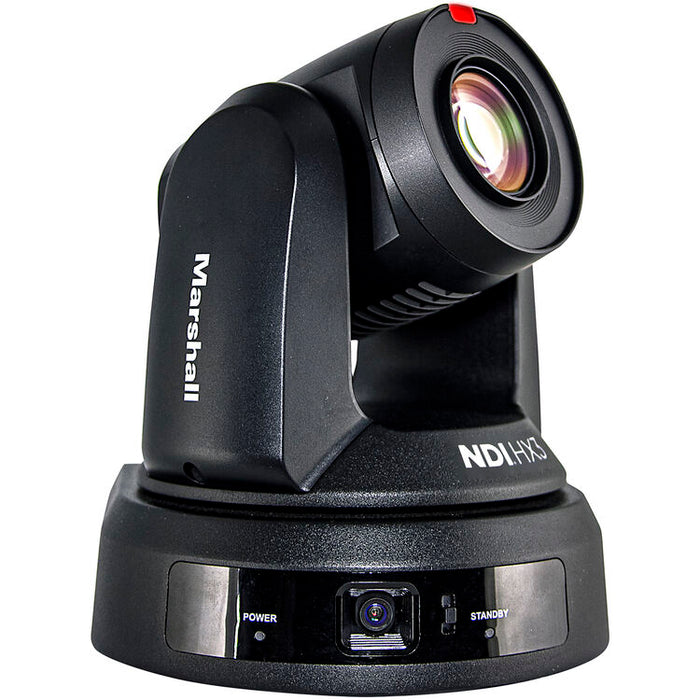 Marshall CV625 UHD 4K dual PTZ camera with 25x optical zoom in black housing