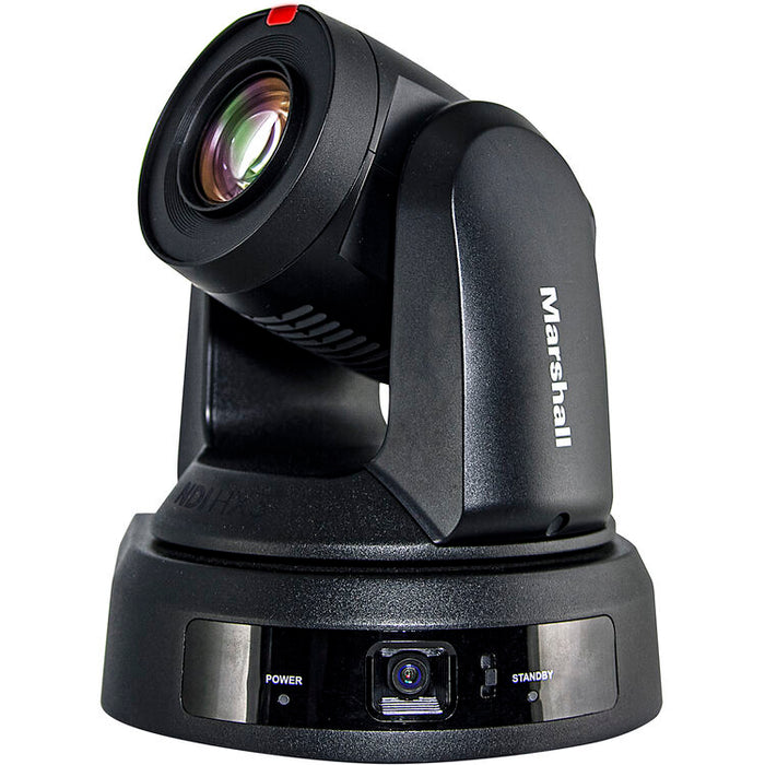 Marshall CV625 UHD 4K dual PTZ camera with 25x optical zoom in black housing