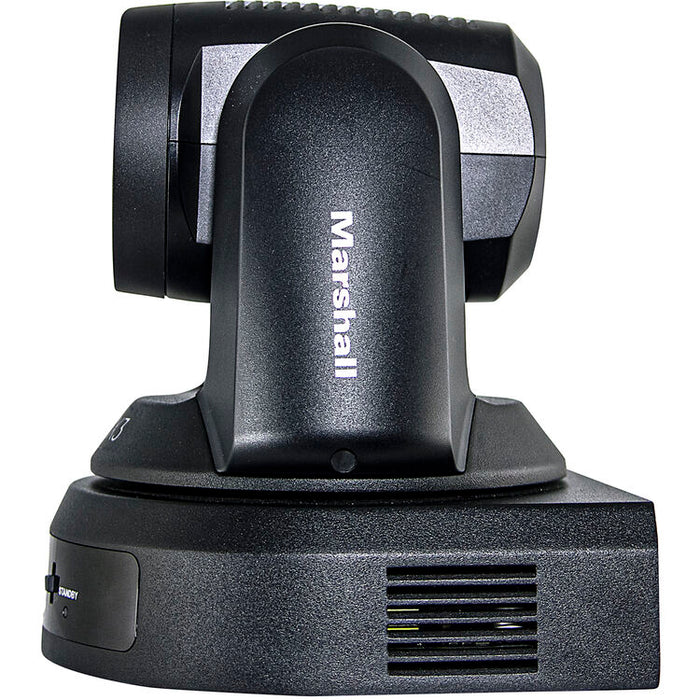 Marshall CV625 UHD 4K dual PTZ camera with 25x optical zoom in black housing