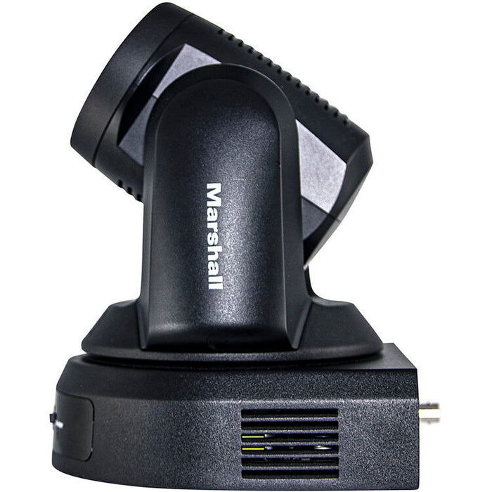 Marshall CV625 UHD 4K dual PTZ camera with 25x optical zoom in black housing